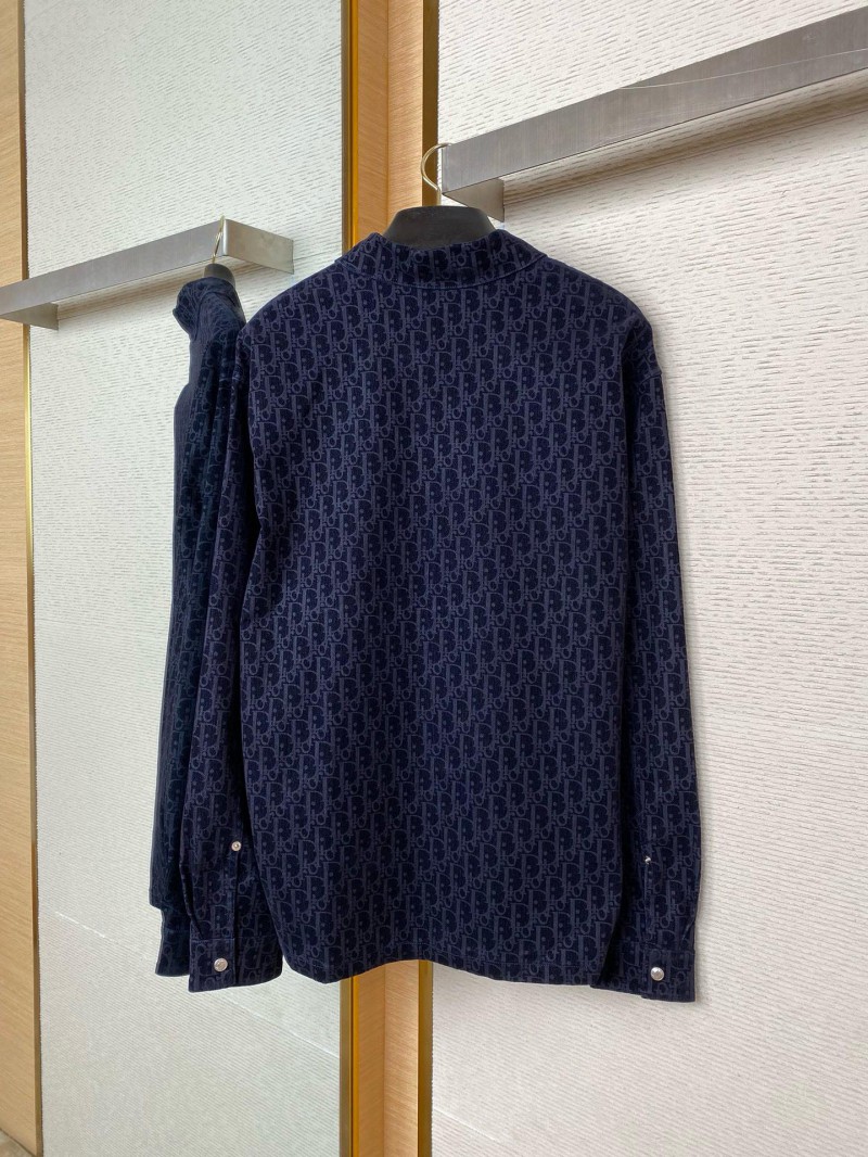 Dior Printed Jacquard Denim Suit Jacket 5