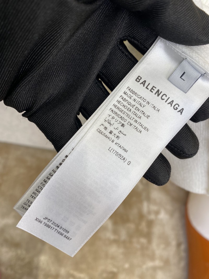 Balenciaga Logo Embroidered Crew Neck Sweater Black 8