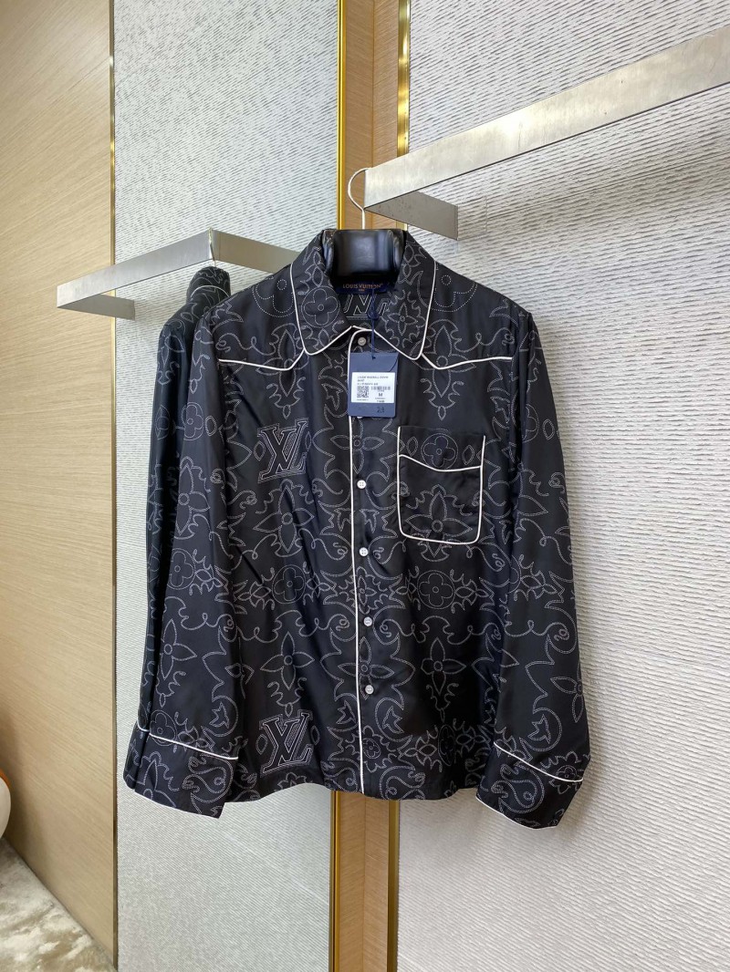 LV Full Print Mulberry Silk Jacket 4
