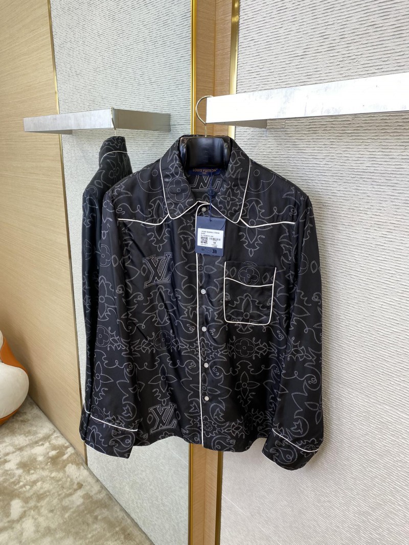 LV Full Print Mulberry Silk Jacket 6