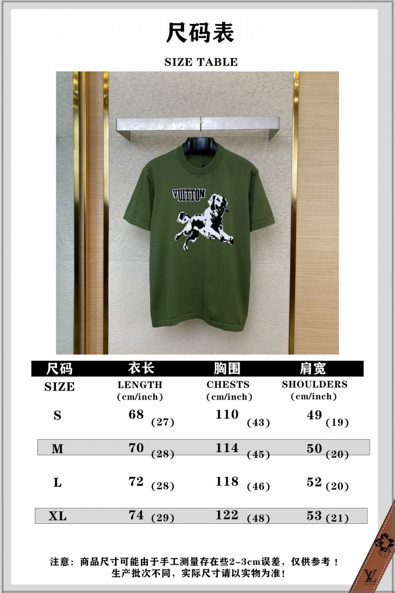 LV25fw Golden Retriever Dog Knitted Short Sleeve 9