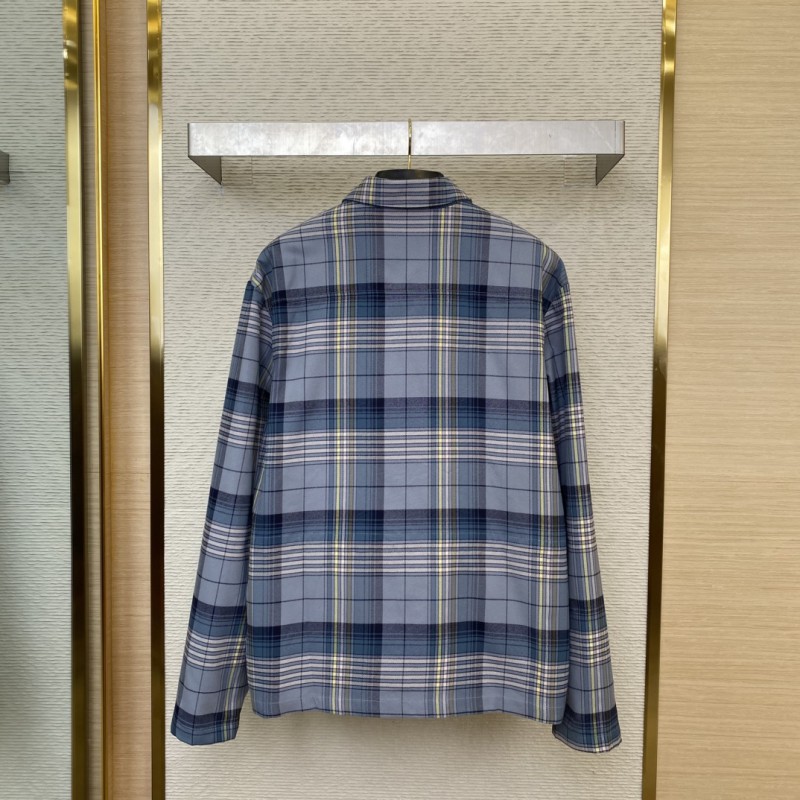 Dior Check Zip Jacket Coat 1
