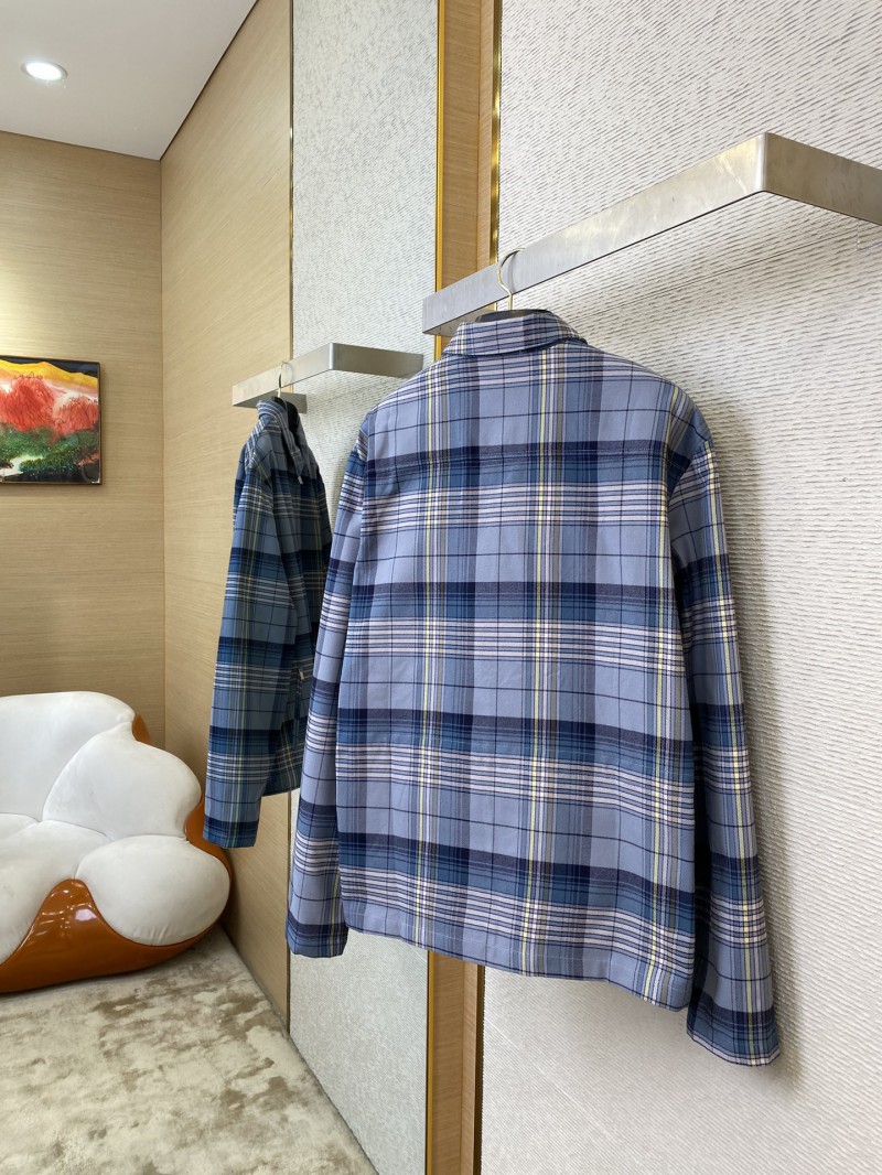 Dior Check Zip Jacket Coat 3