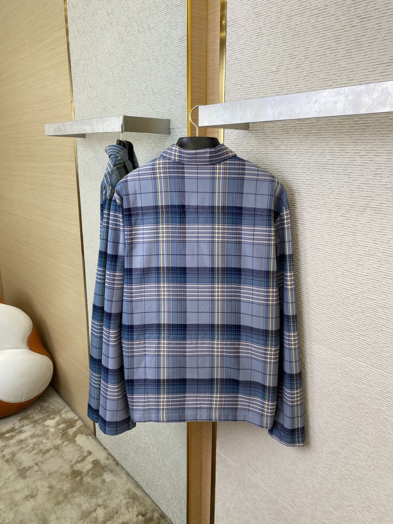 Dior Check Zip Jacket Coat 7