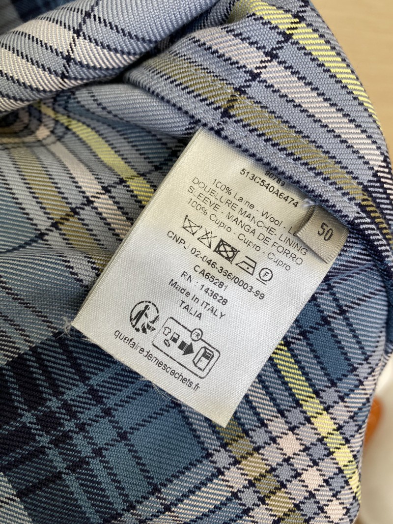 Dior Check Zip Jacket Coat 8