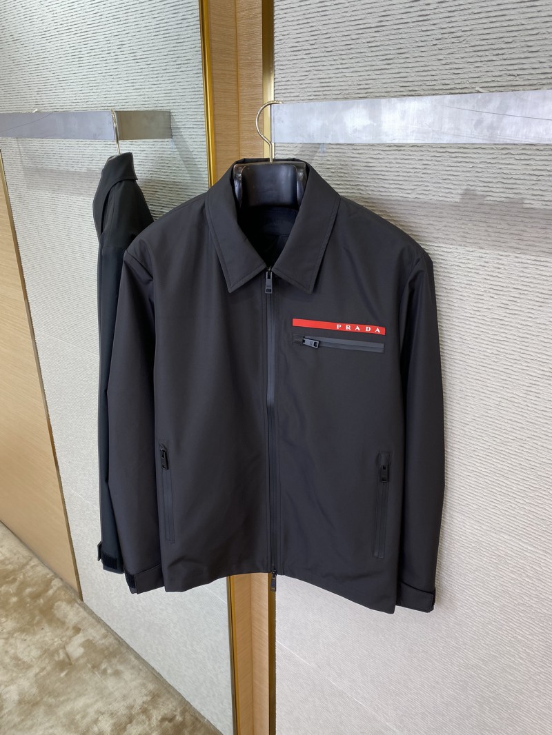 Prada Logo Jacket Coat 5
