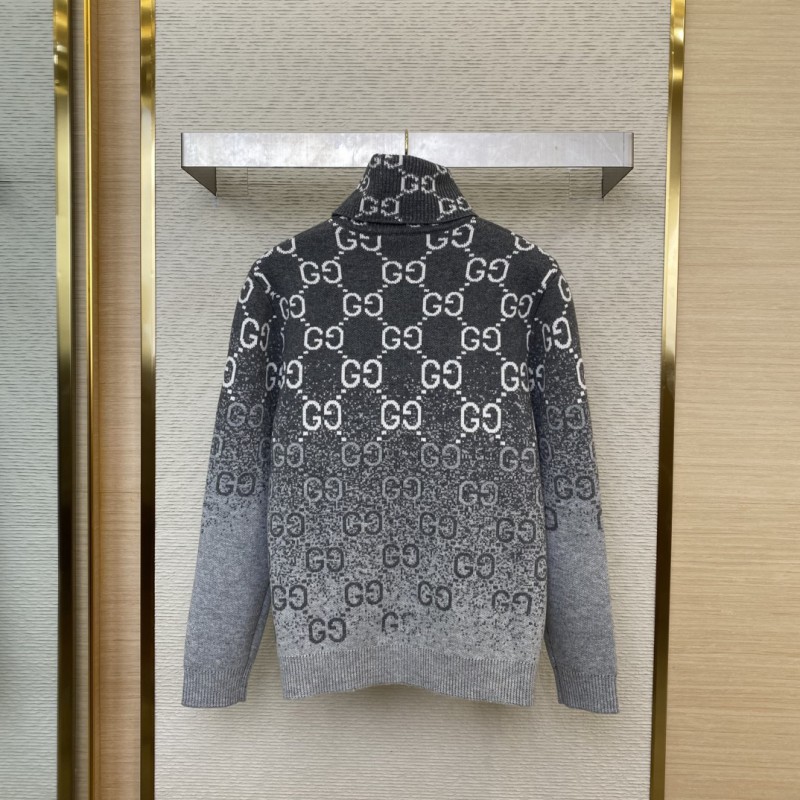 Gucci Gradient Old Flower Turtleneck Sweater 1