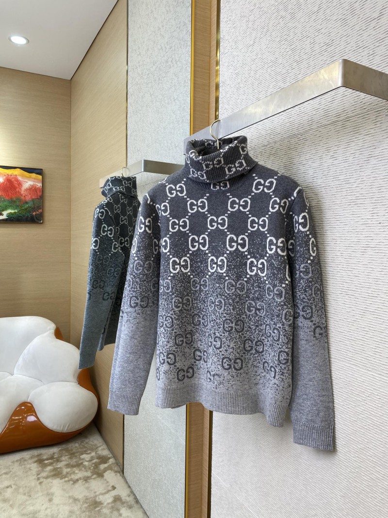 Gucci Gradient Old Flower Turtleneck Sweater 2