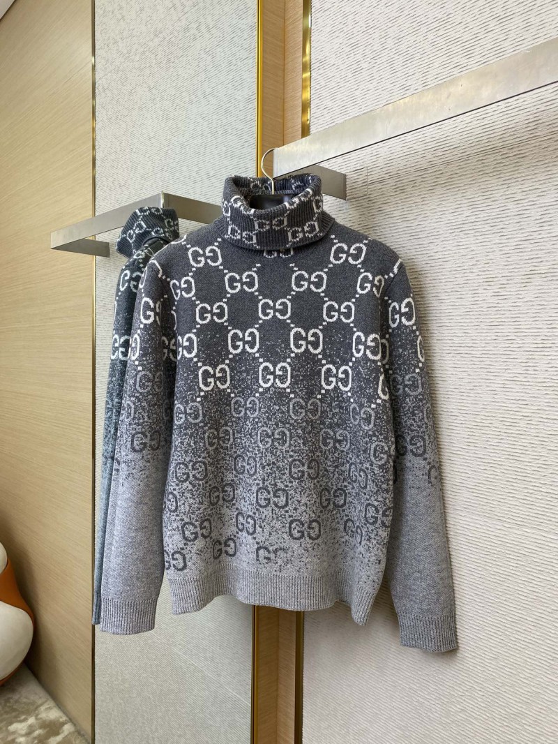 Gucci Gradient Old Flower Turtleneck Sweater 4