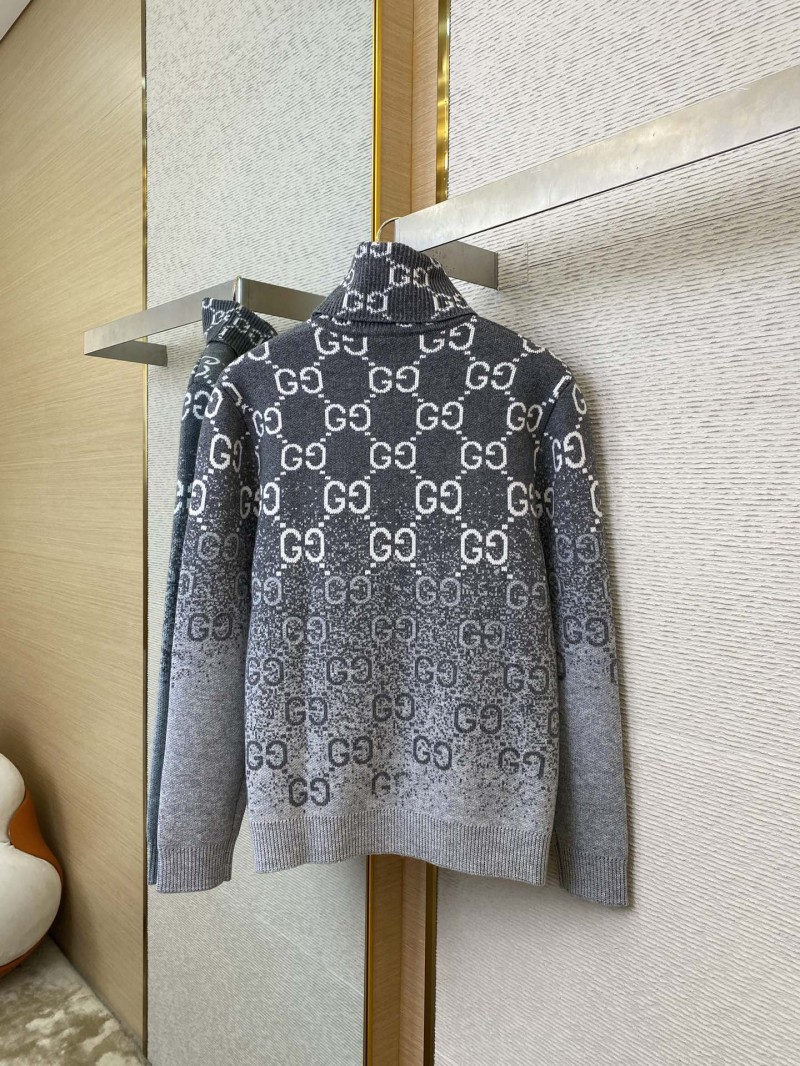 Gucci Gradient Old Flower Turtleneck Sweater 5