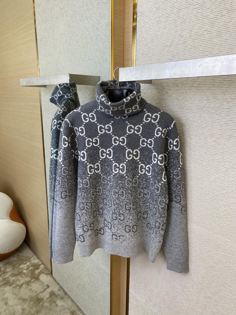 Gucci Gradient Old Flower Turtleneck Sweater 6