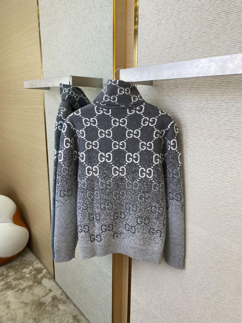 Gucci Gradient Old Flower Turtleneck Sweater 7