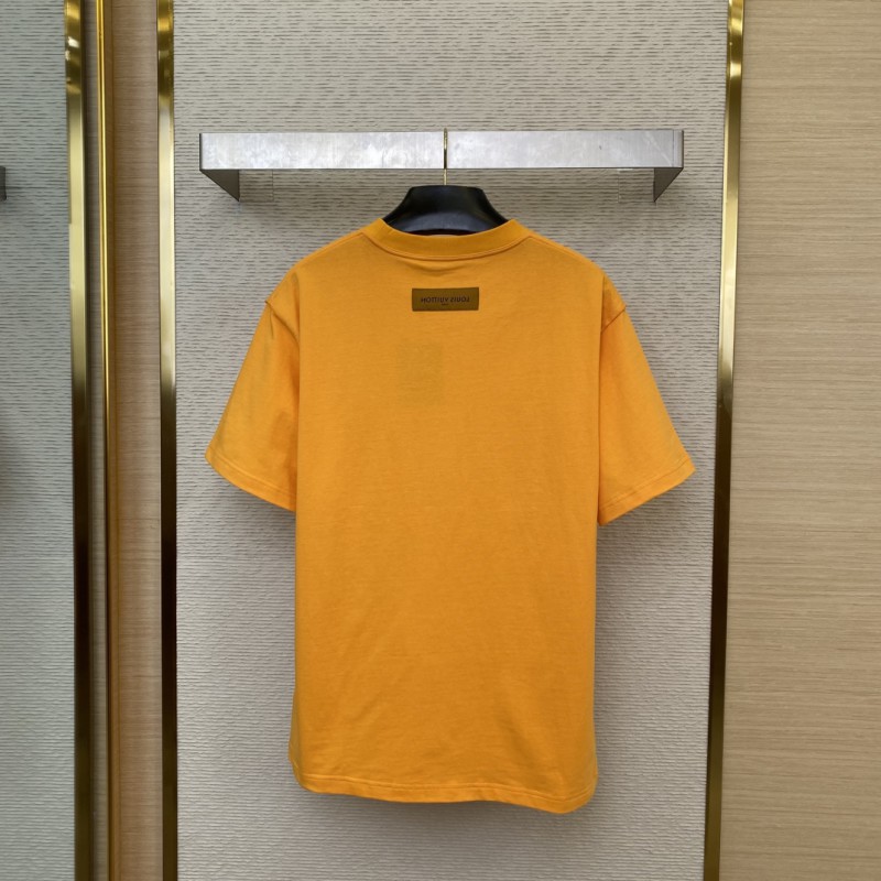 LV Embossed Logo Short Sleeve T-Shirt 1