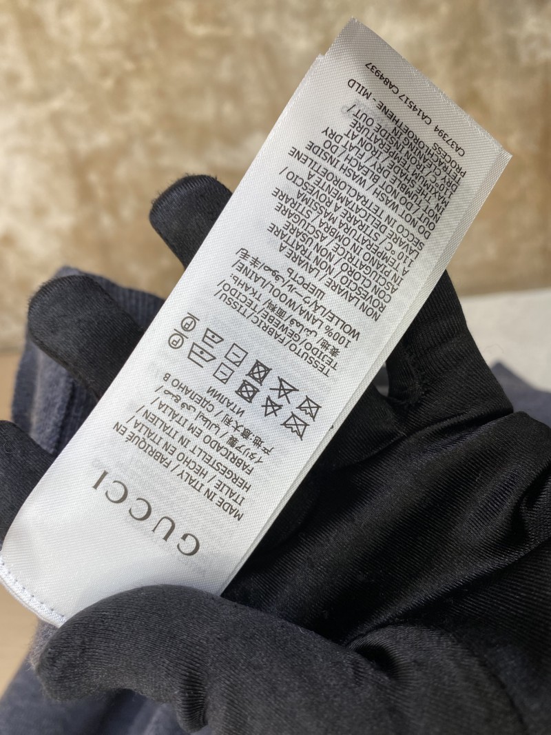 Gucci Colour Block Trimmed Monogrammed Knit Pullover 8