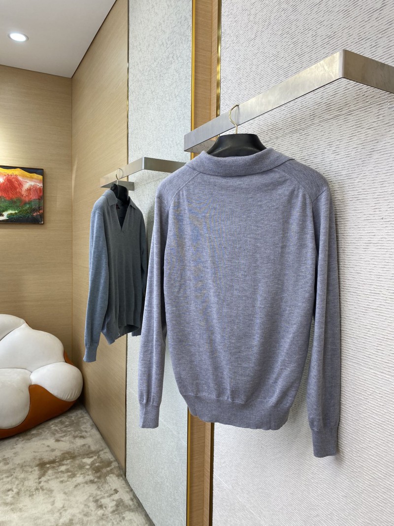 Gucci Appliqu??d Polo Neck Pullover Shirt 3