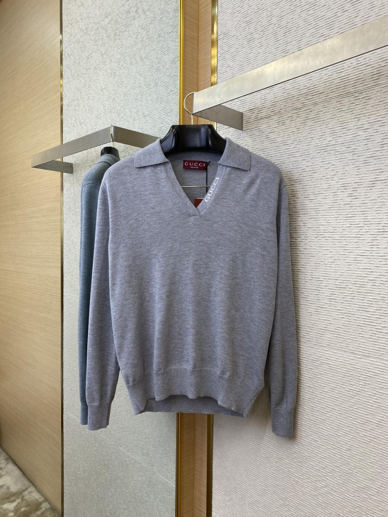 Gucci Appliqu??d Polo Neck Pullover Shirt 4