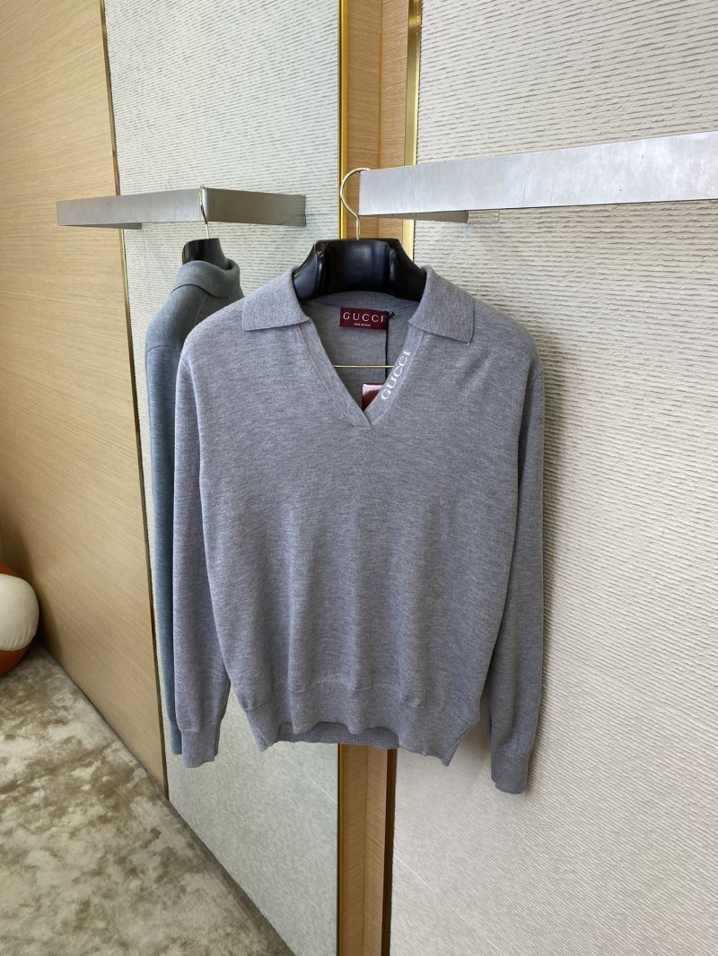 Gucci Appliqu??d Polo Neck Pullover Shirt 6