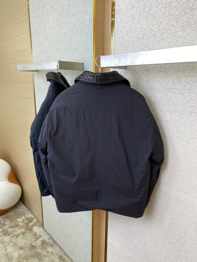 Bottega Veneta Lapel Down Jacket Black 7