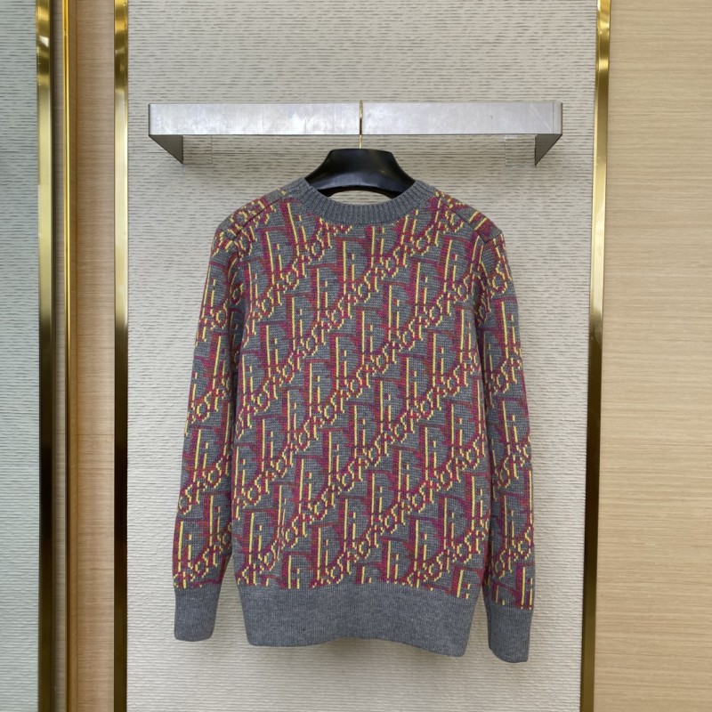 Dior Jacquard Knit Sweater 1