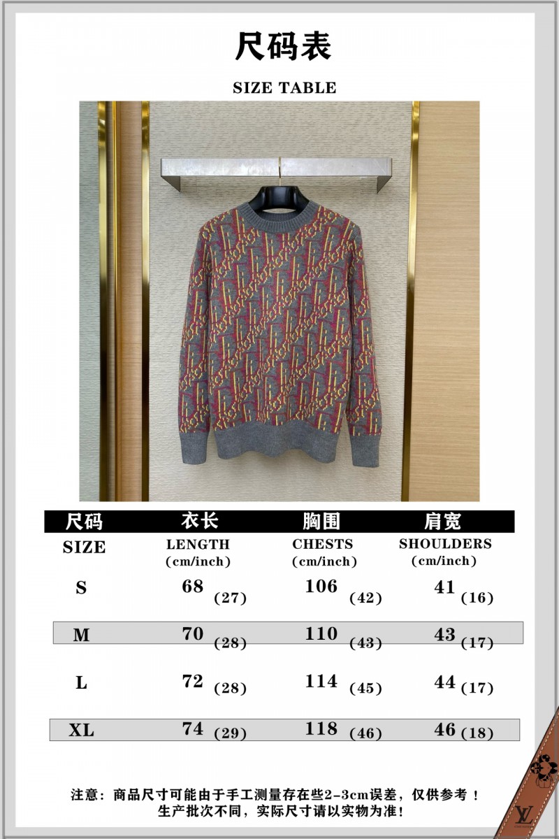 Dior Jacquard Knit Sweater 9