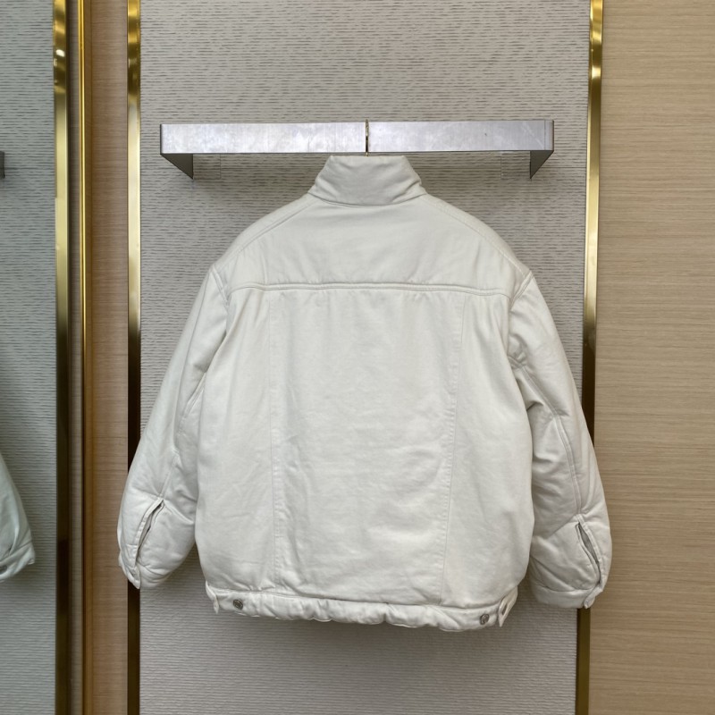 Balenciaga washed denim jacket jacket with cotton jacket 1