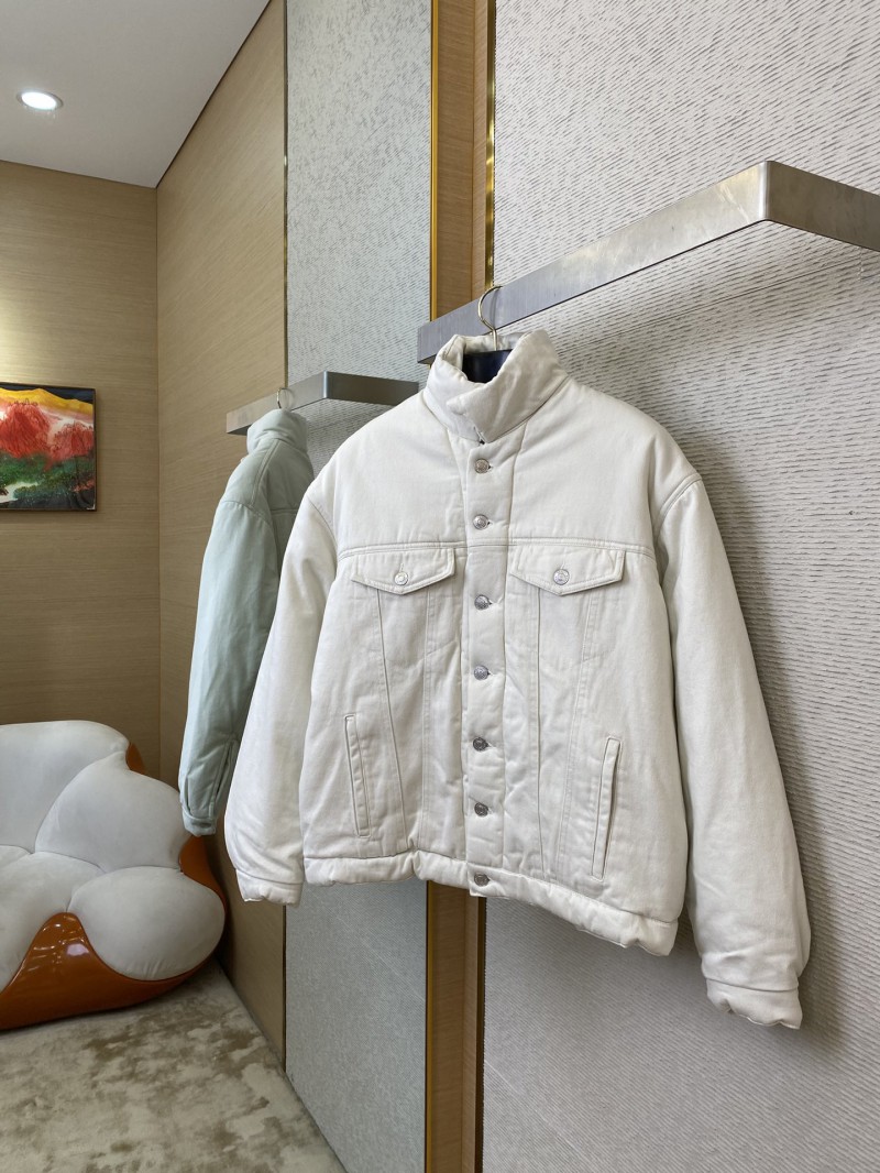 Balenciaga washed denim jacket jacket with cotton jacket 2
