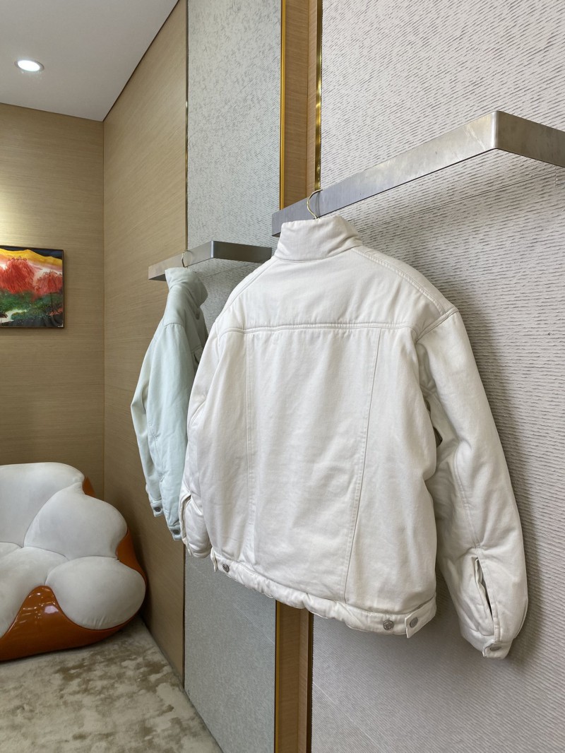 Balenciaga washed denim jacket jacket with cotton jacket 3