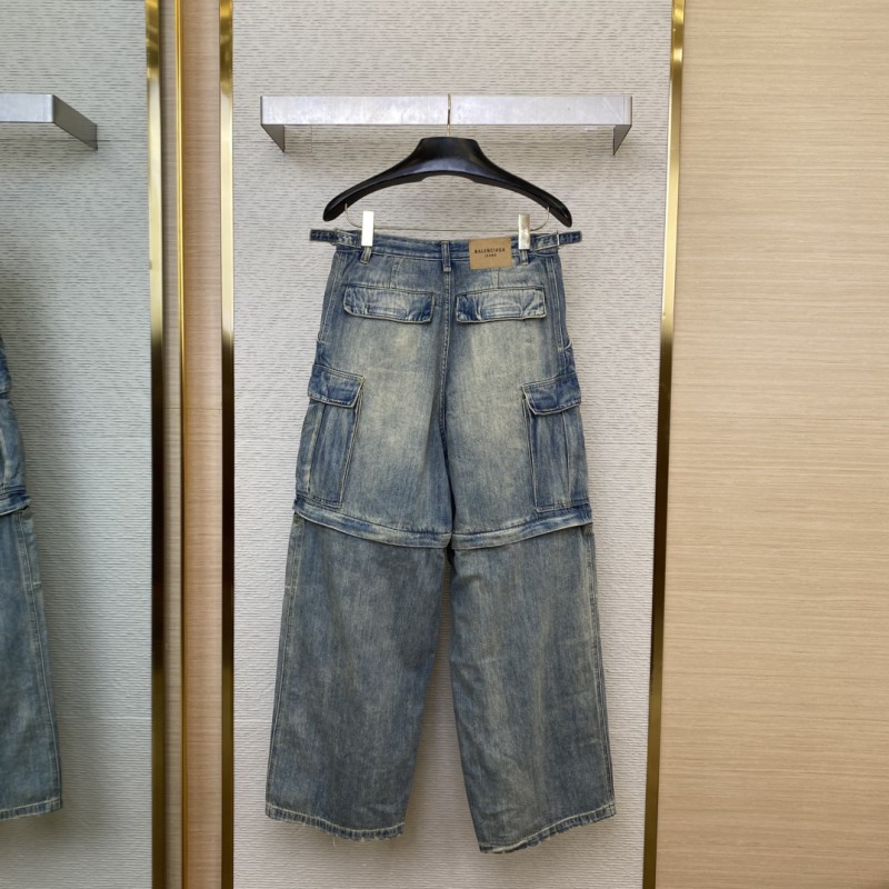 Balenciaga Washed Detachable Jeans 1