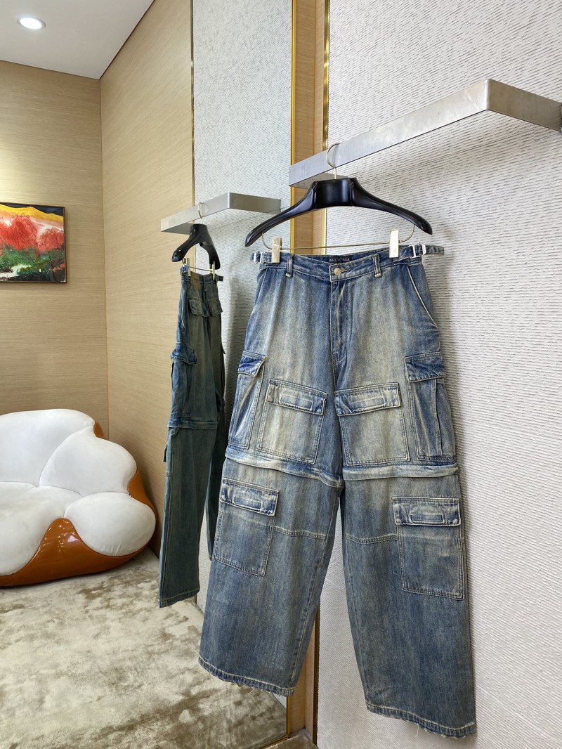 Balenciaga Washed Detachable Jeans 4