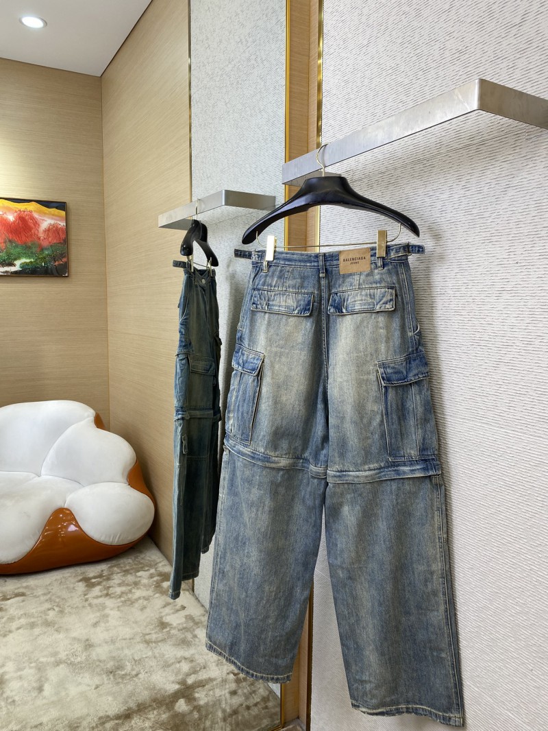 Balenciaga Washed Detachable Jeans 5