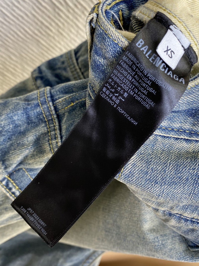 Balenciaga Washed Detachable Jeans 8