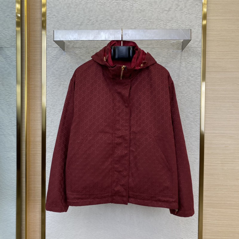 Gucci Printed Jacquard Reversible Jacket Coat 2
