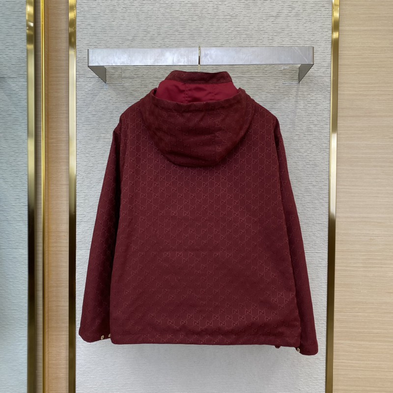 Gucci Printed Jacquard Reversible Jacket Coat 3