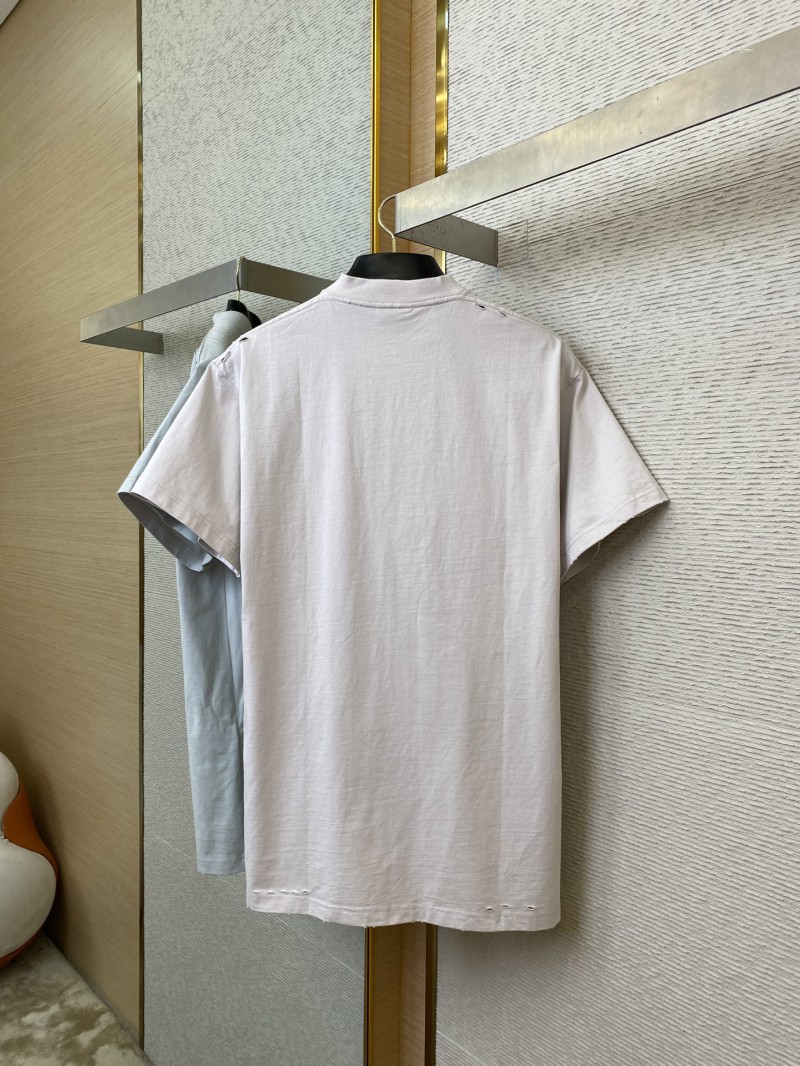 Balenciaga Drops 3M Aged Short Sleeve White 5