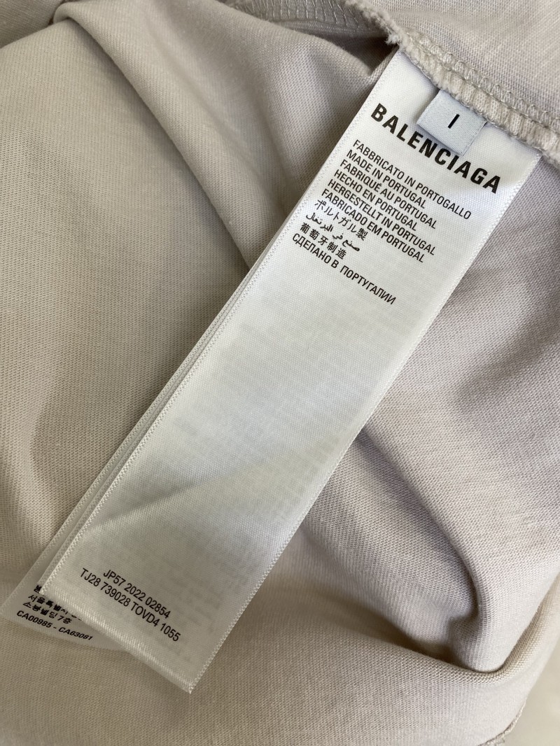 Balenciaga Drops 3M Aged Short Sleeve Black 8