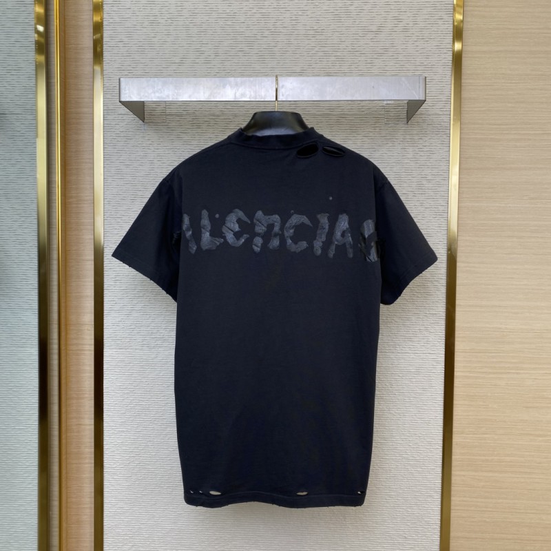 Balenciaga Aged and Rubbed T-Shirt 1