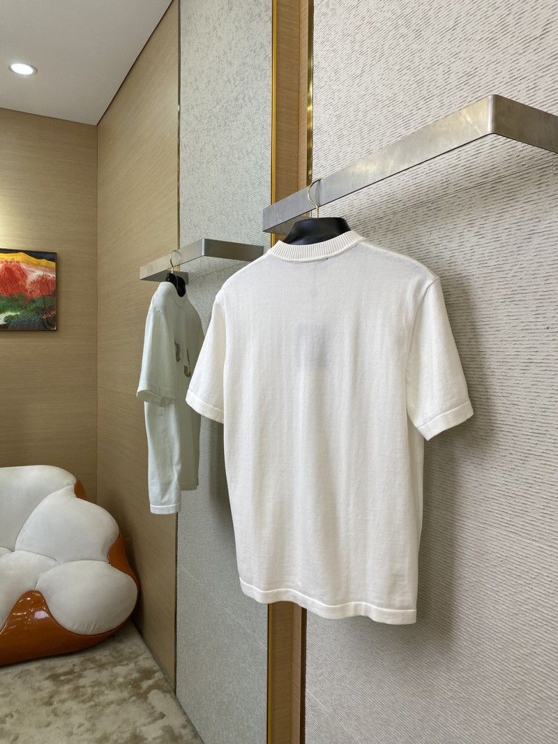 LV Beaded Embroidery Short Sleeve T-Shirt 3