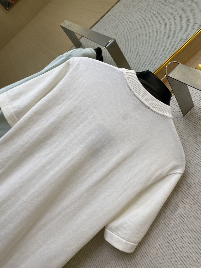 LV Beaded Embroidery Short Sleeve T-Shirt 7