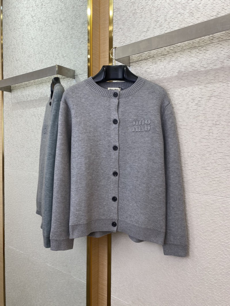 Miu Miu Embroidered Patch Cardigan 3