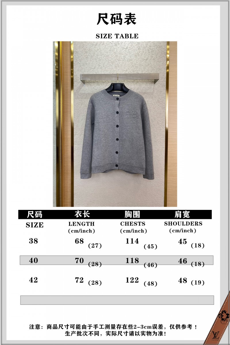 Miu Miu Embroidered Patch Cardigan 9
