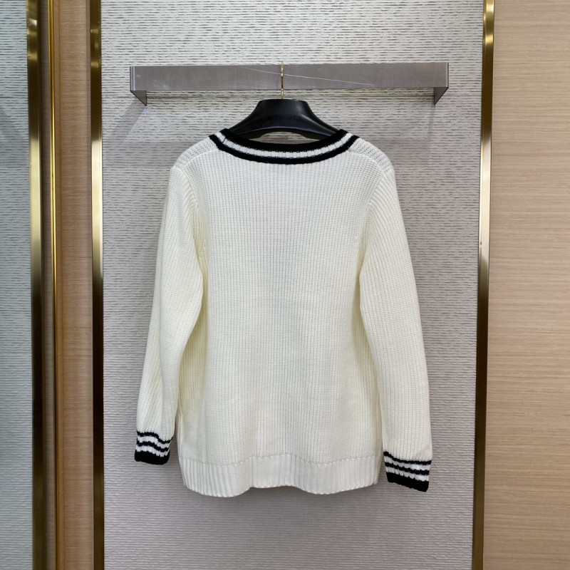 Miu Miu Logo Knit Cardigan 1