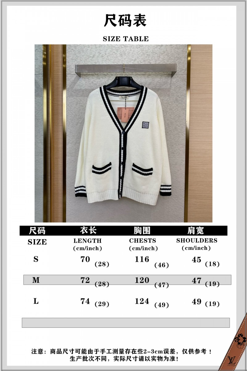 Miu Miu Logo Knit Cardigan 9