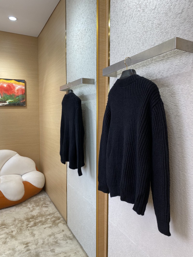 Prada Appliquéd Wool Cardigan Black 3