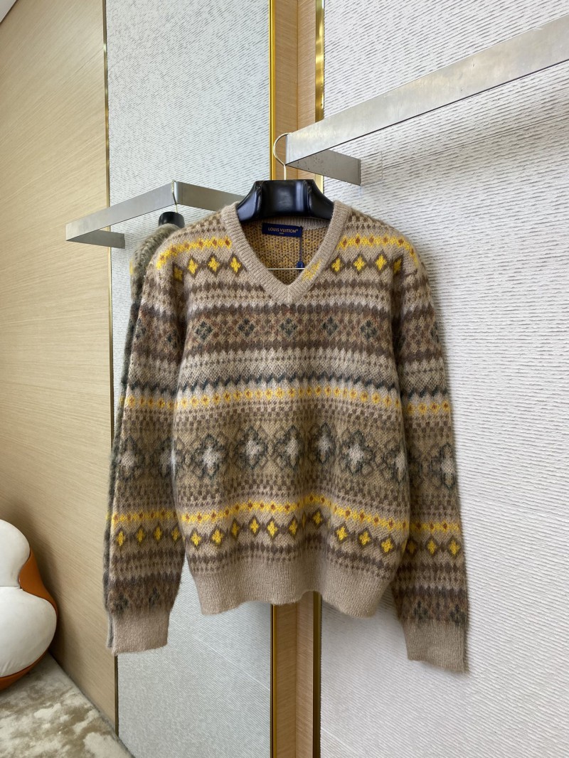 LV Mohair V-Neck Sweater 4