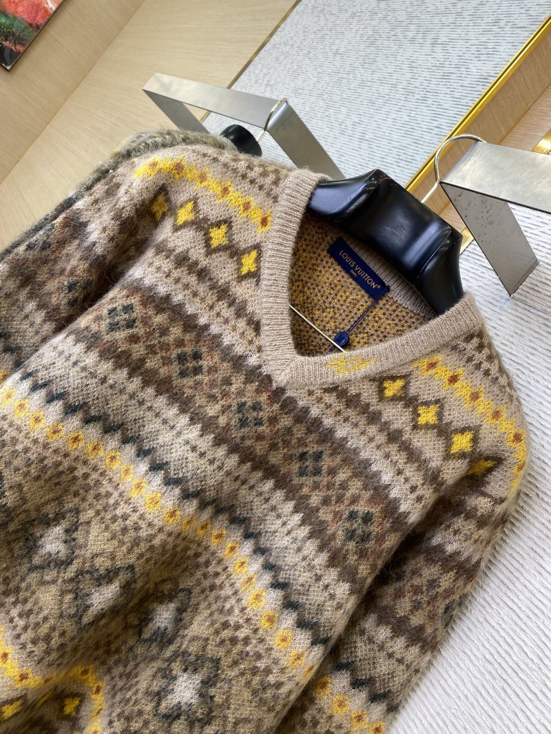 LV Mohair V-Neck Sweater 6