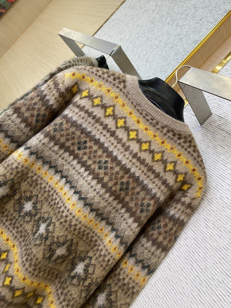 LV Mohair V-Neck Sweater 7
