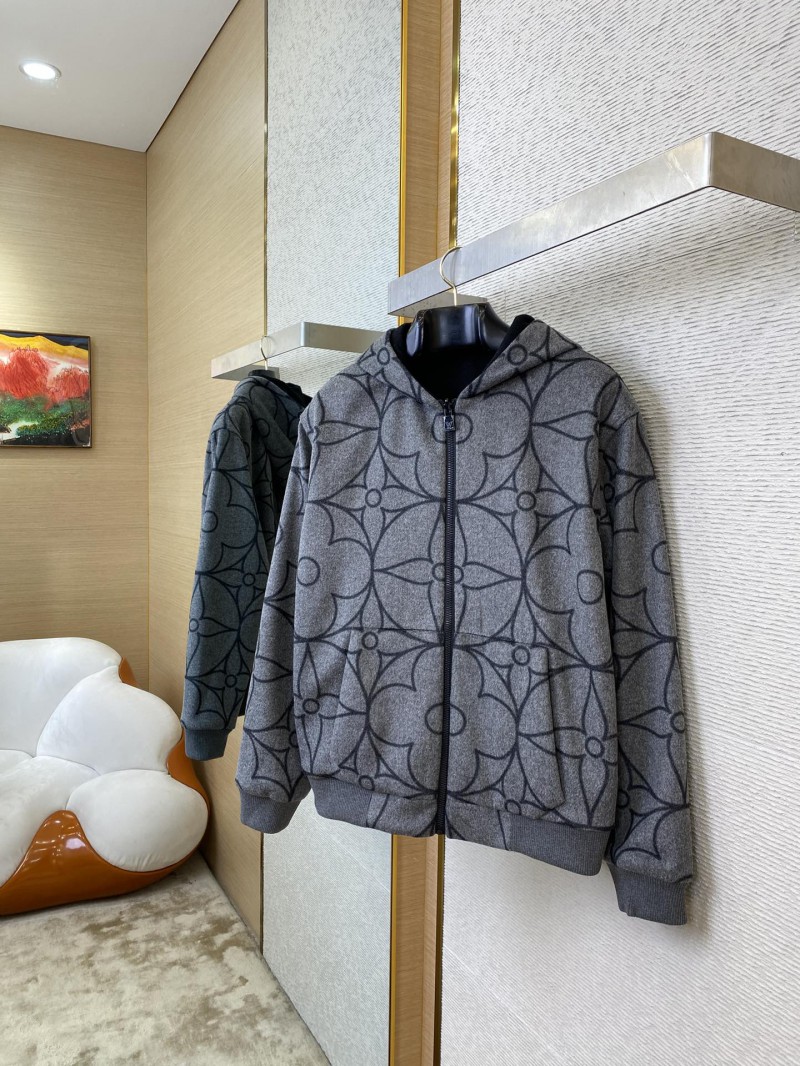 LV Reversible Circle Flower Tweed Jacket 4