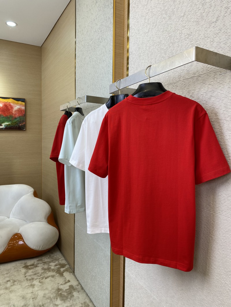 Dior 25fw Year of the Snake Embroidered Short Sleeve Red 3