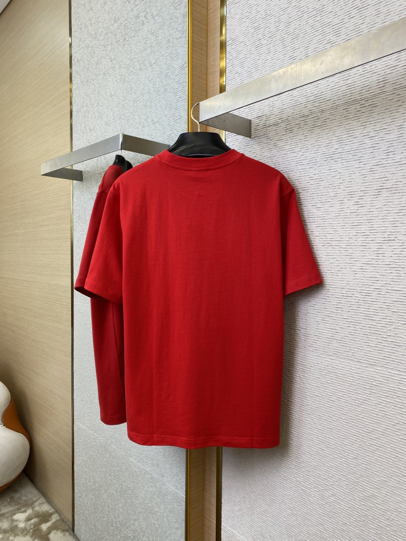 Dior 25fw Year of the Snake Embroidered Short Sleeve Red 5