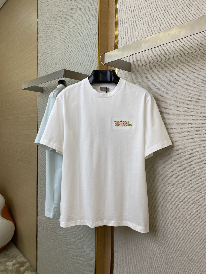 Dior 25fw Year of the Snake Embroidered Short Sleeve White 4